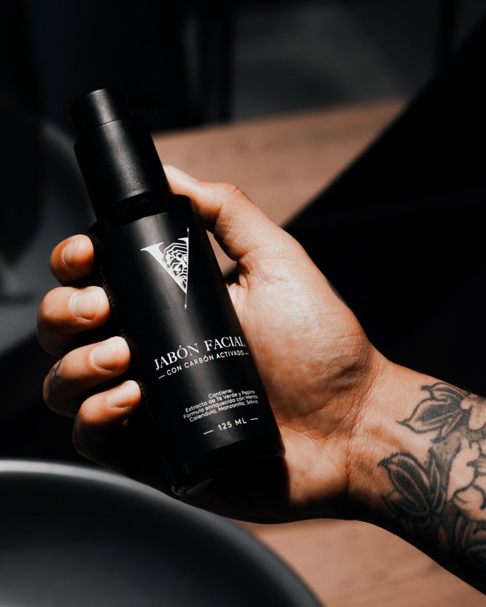 JABÓN FACIAL SERENUS- CON CARBON ACTIVAADO-CONTROL DE ACNE - Virtus Hominispiel grasa